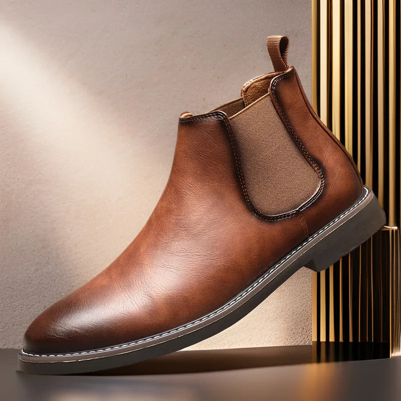 Men's Leather Chelsea Boots