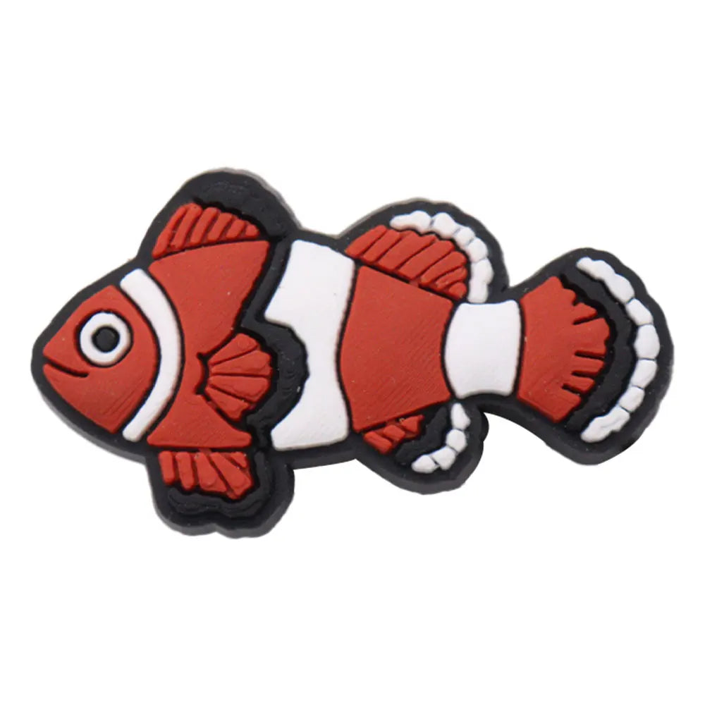 Tropical Fish & Shark Shoe Charms