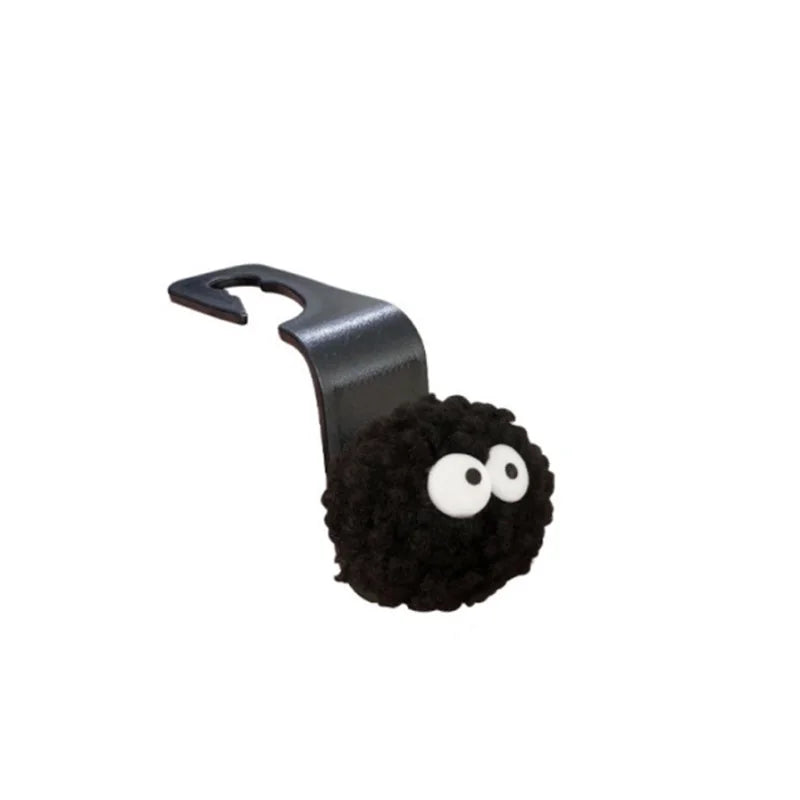🖤 Cute Coal Ball Car Seat Hook