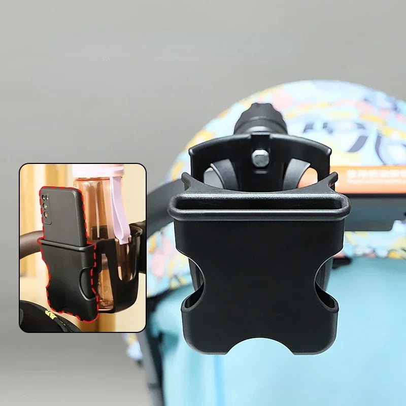 حامل أكواب وهاتف لعربة الأطفال