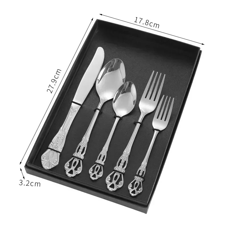 Gold Stainless Steel Cutlery Set