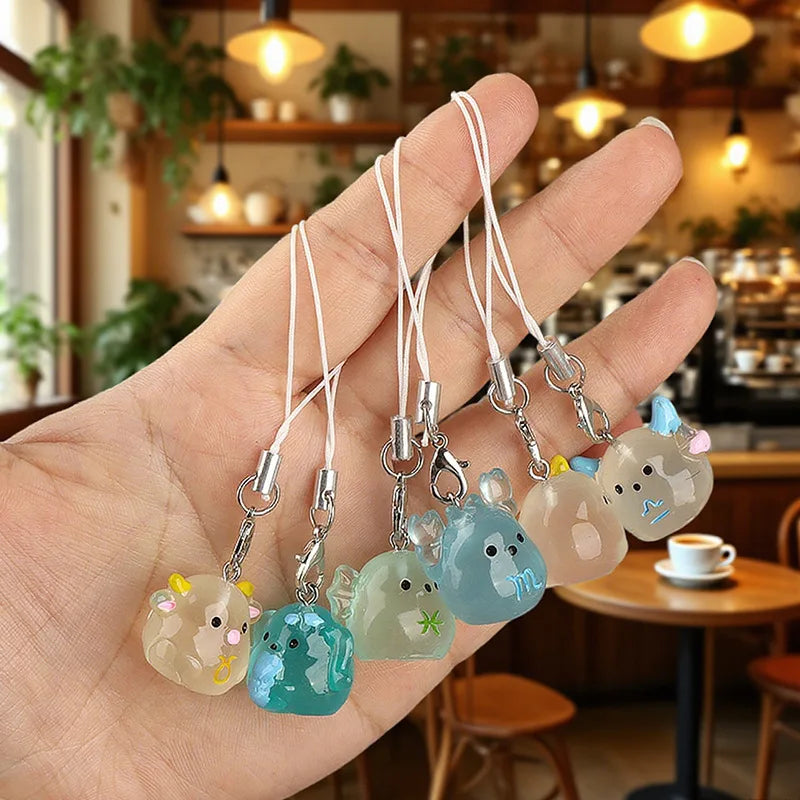 Glow-in-the-Dark Zodiac Keychain