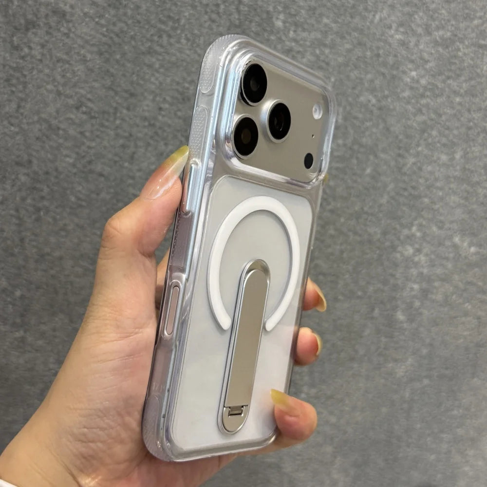 🔄 Hidden Fold Stand Magnetic Phone Case
