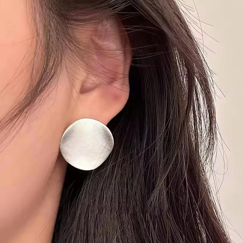 925 Silver Heart Hoop Earrings