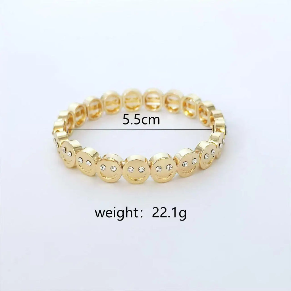 😊 Colorful Diamond Smile Bracelet