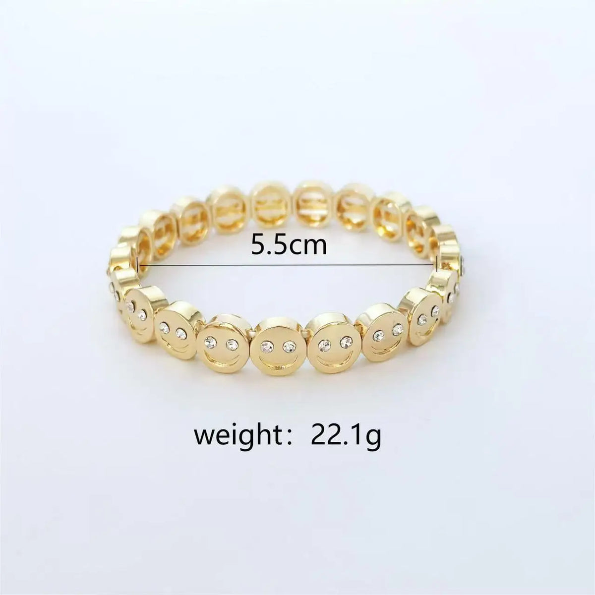 😊 Colorful Diamond Smile Bracelet