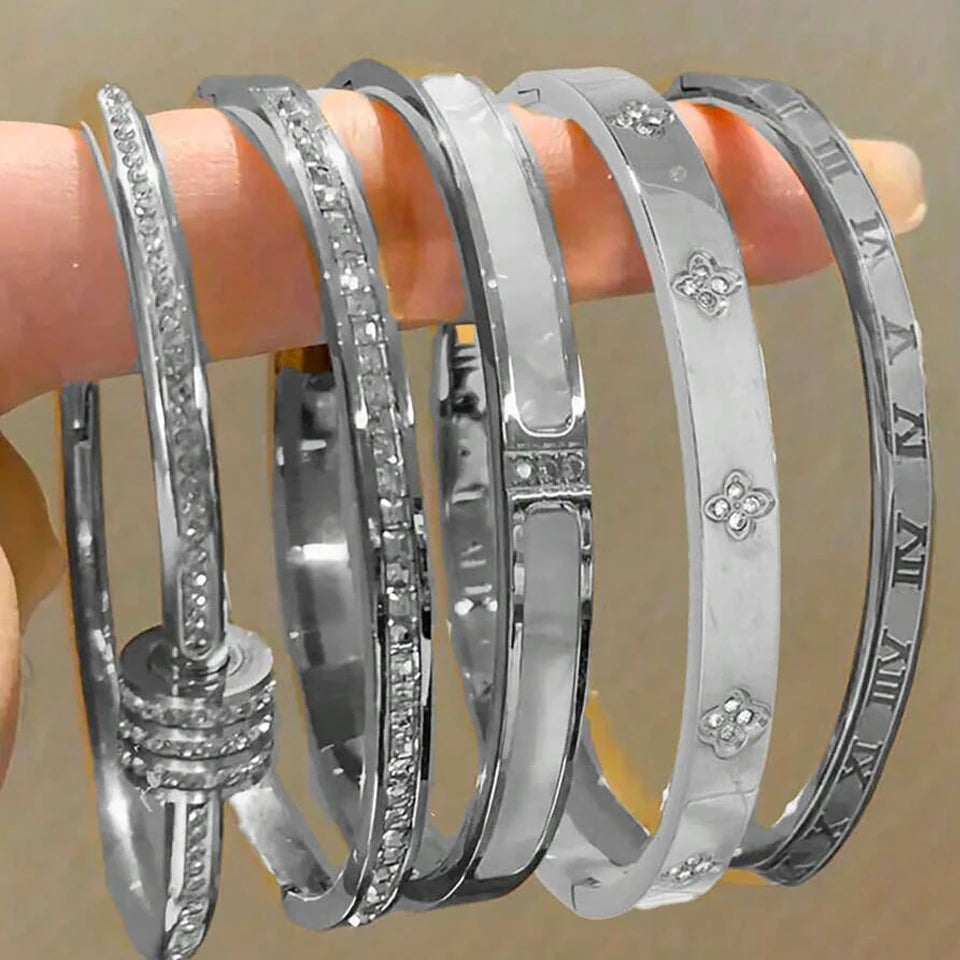 ✨ ZAKOL Sparkling Zirconia Bracelet Set