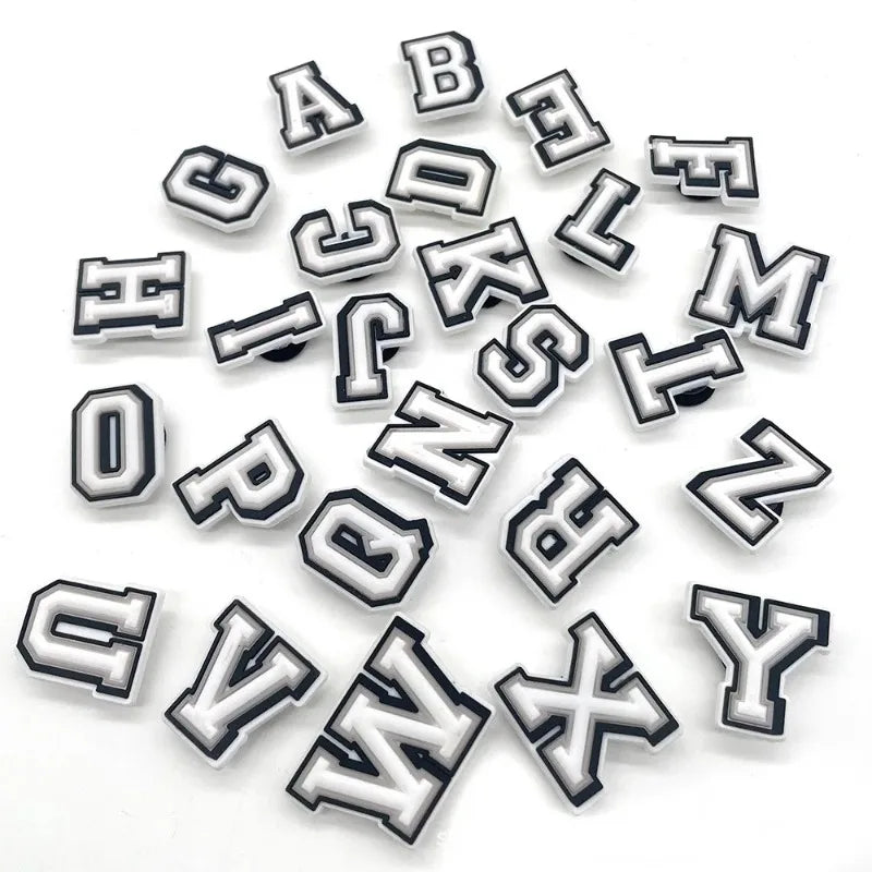 Alphabet Shoe Charms – 26 Letters