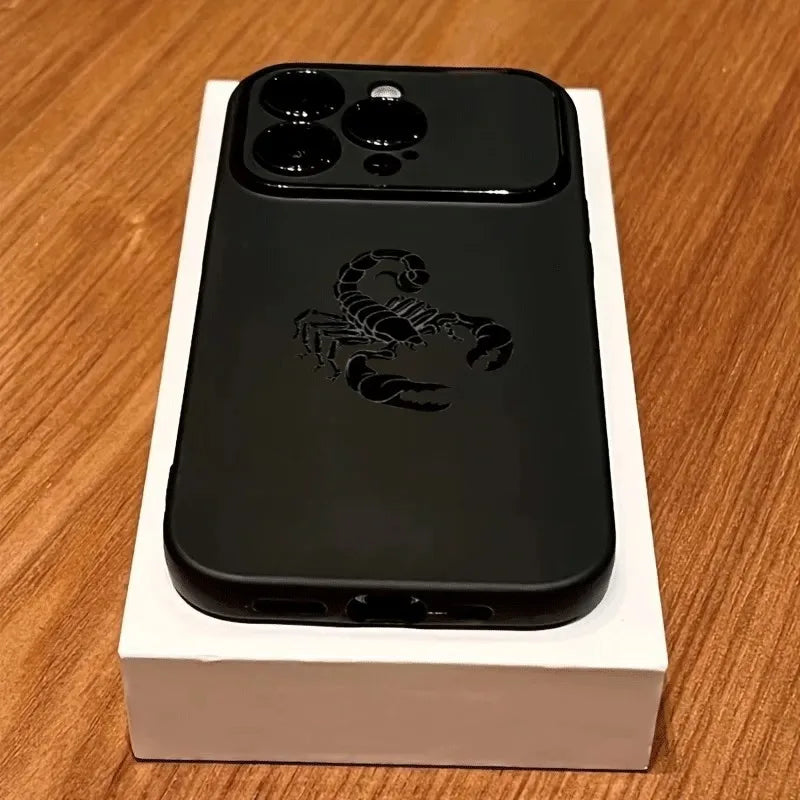 🦂 Black Scorpion Protective Phone Case