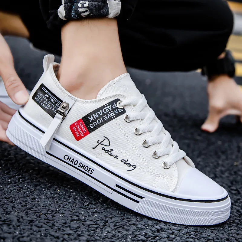 Men's Canvas Low-Top Sneakers