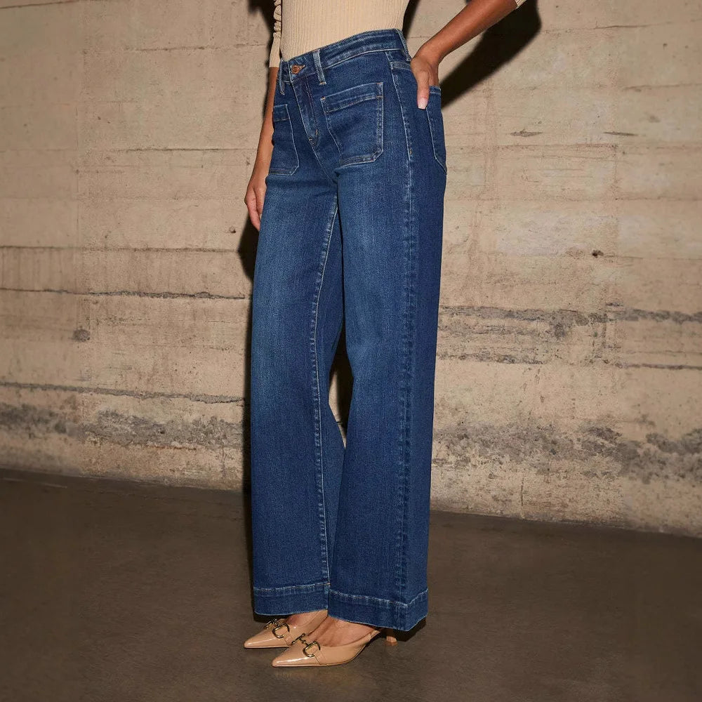 Super Stretch Patchwork Jeans