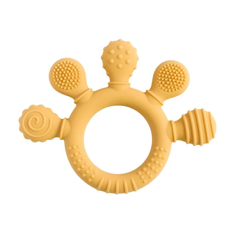 BPA-Free Silicone Teether Rattle