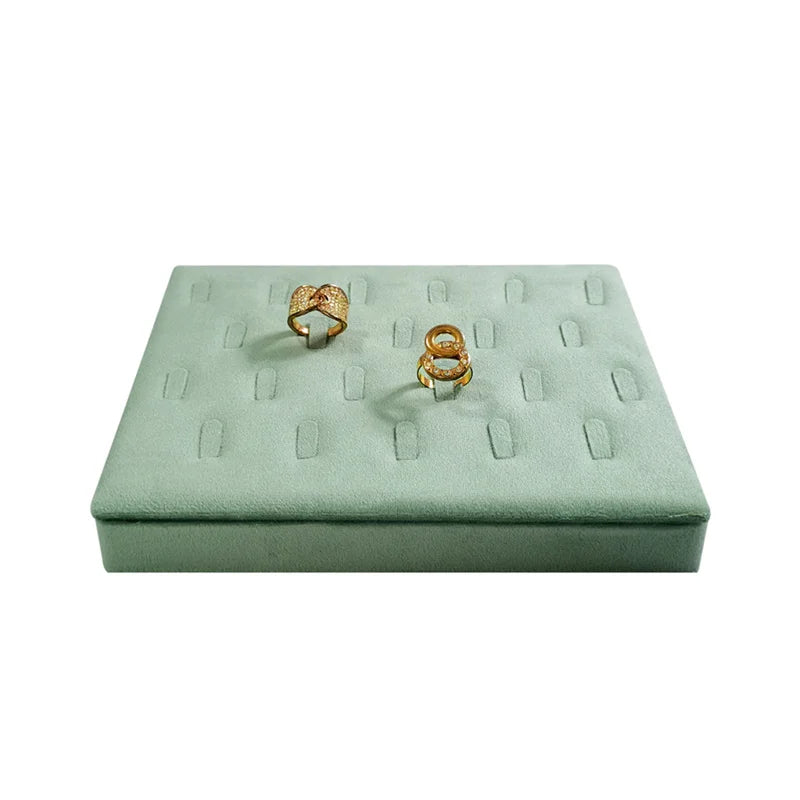 Velvet Ring Display Tray – 22 Slots