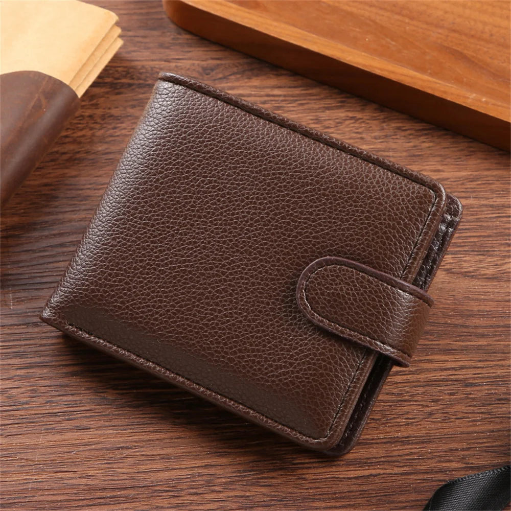Men's Vintage Leather Zip Wallet
