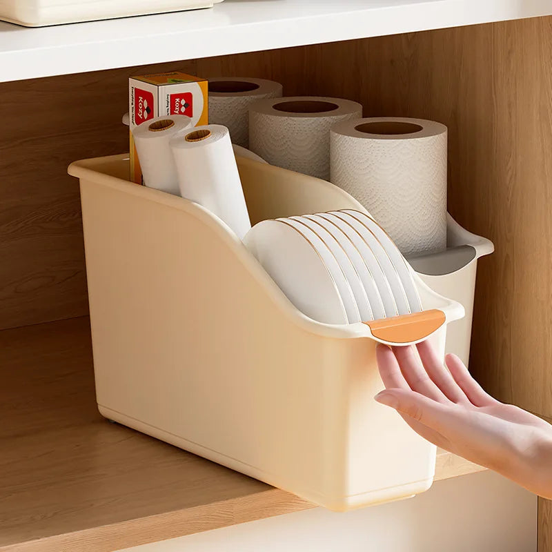 Curved Stackable Storage Bins