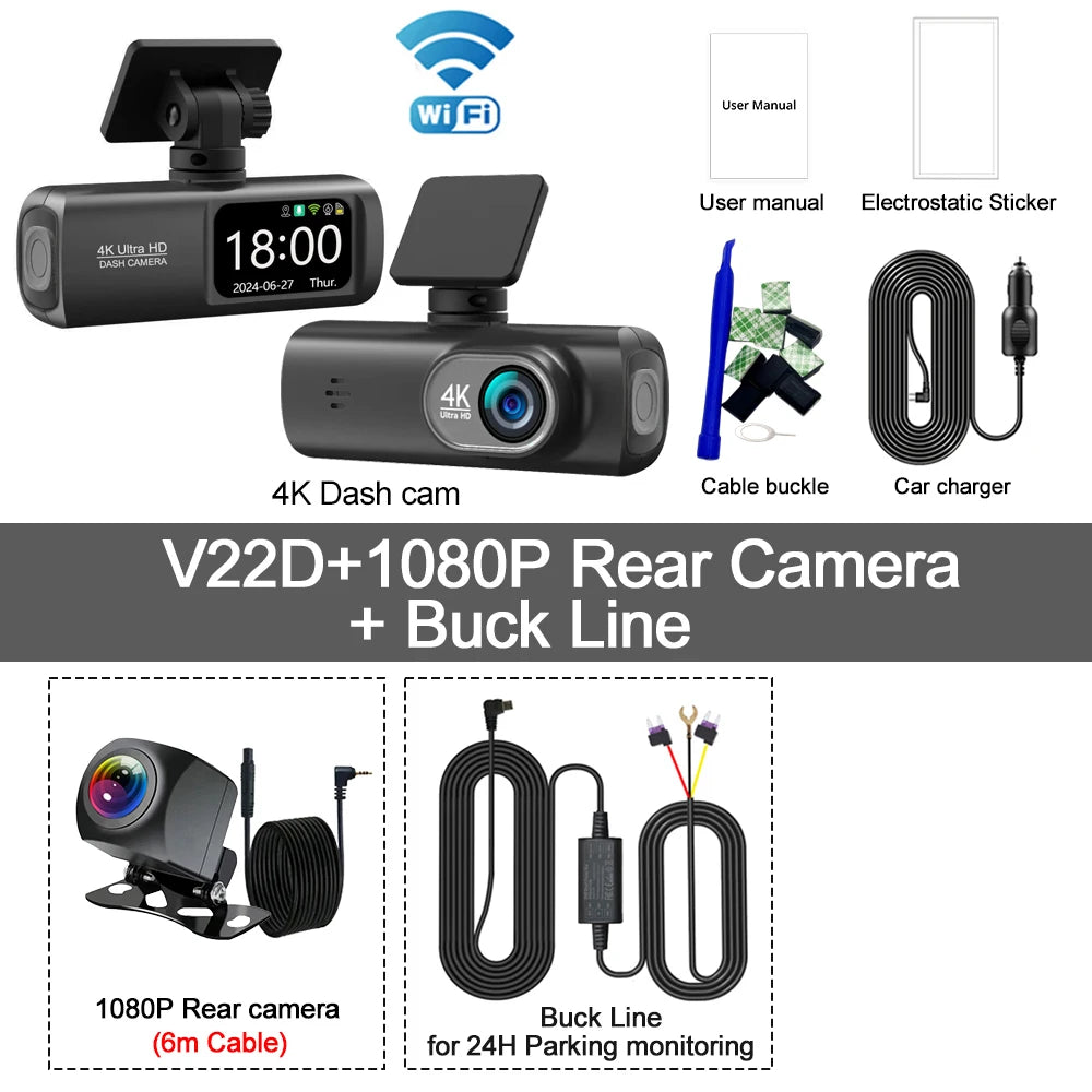 🛰️ 4K GPS Dash Cam