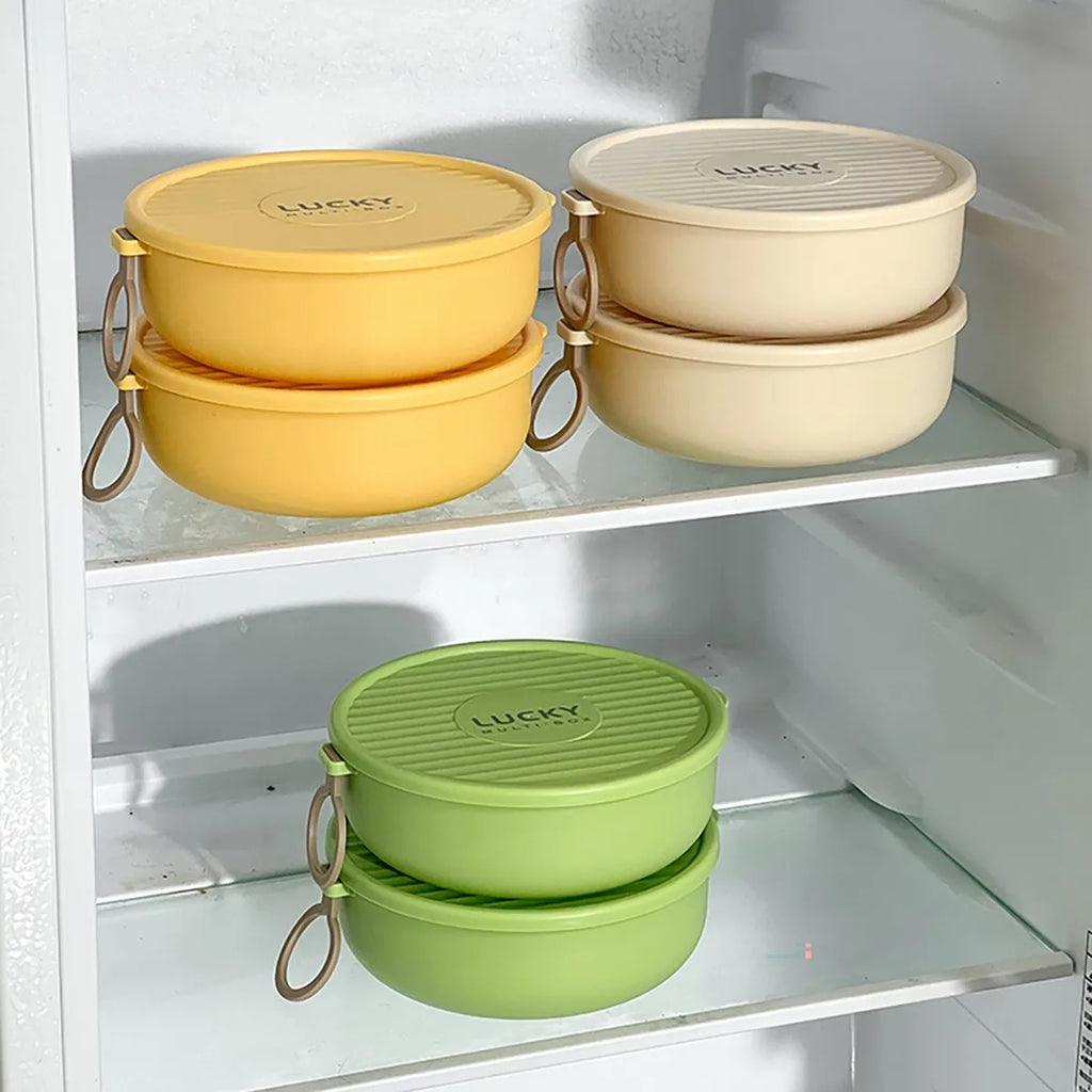 Stainless Steel Double-Layer Bento Box