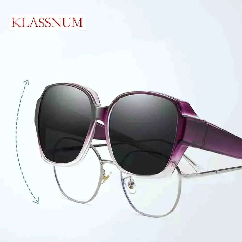 Fit-Over Polarized Wraparound Sunglasses