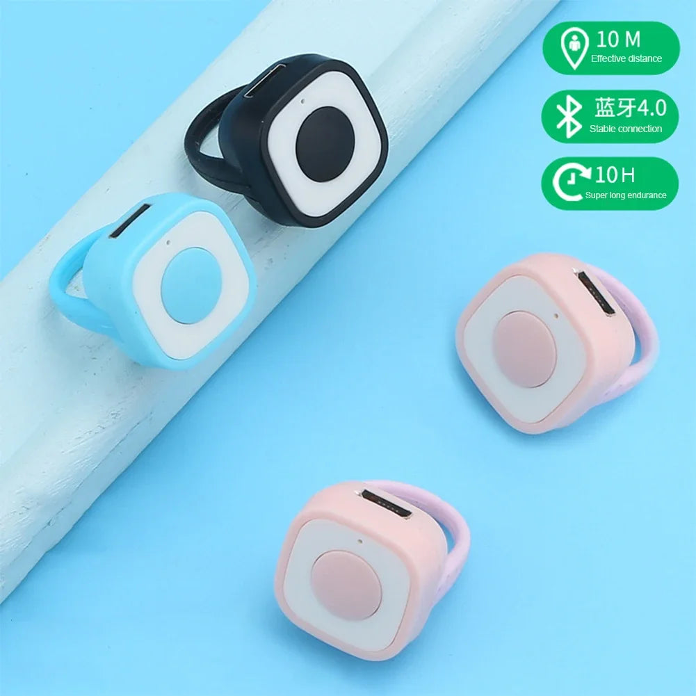 💍 Wireless Bluetooth Selfie Ring Remote