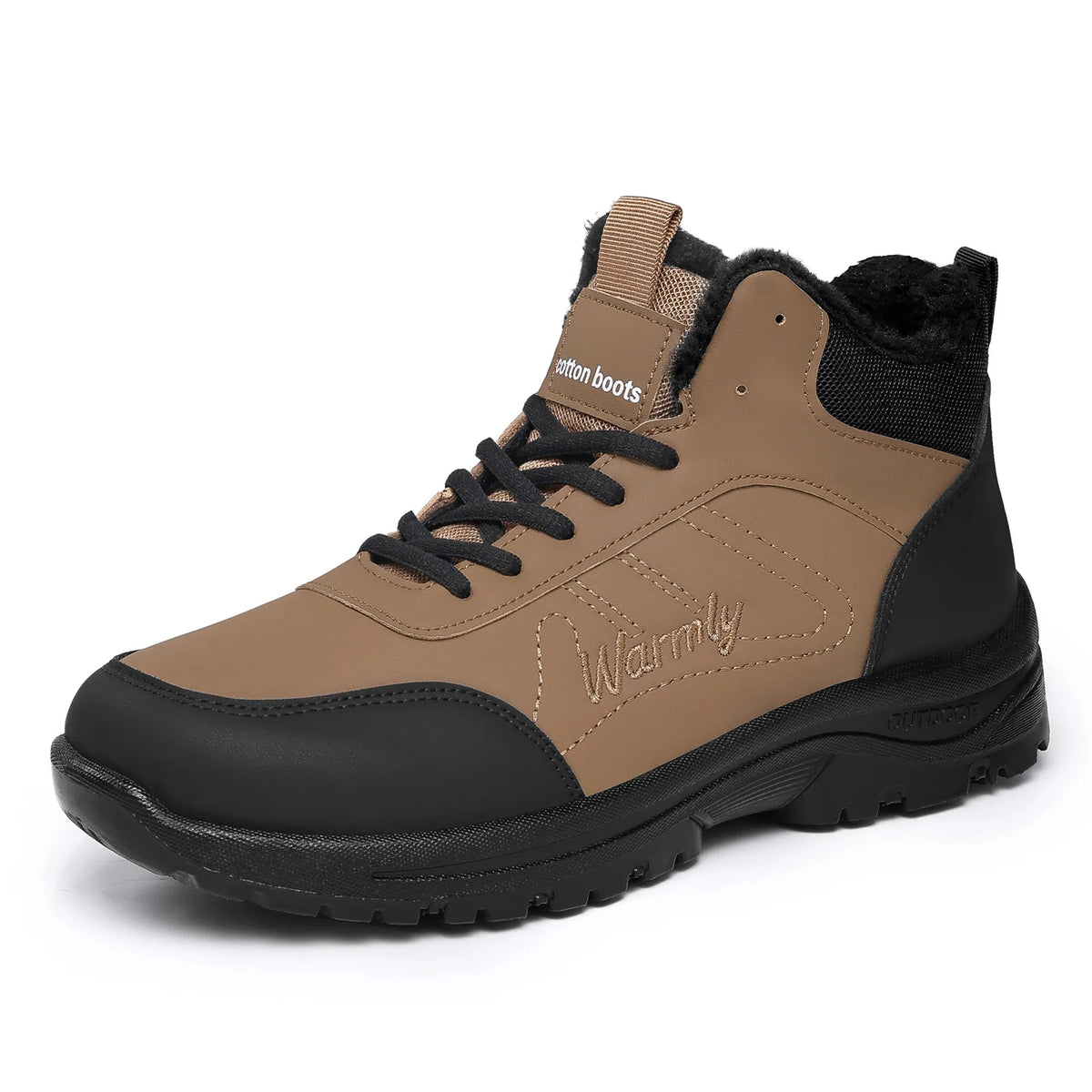 Men's Fleece-Lined Work Shoes