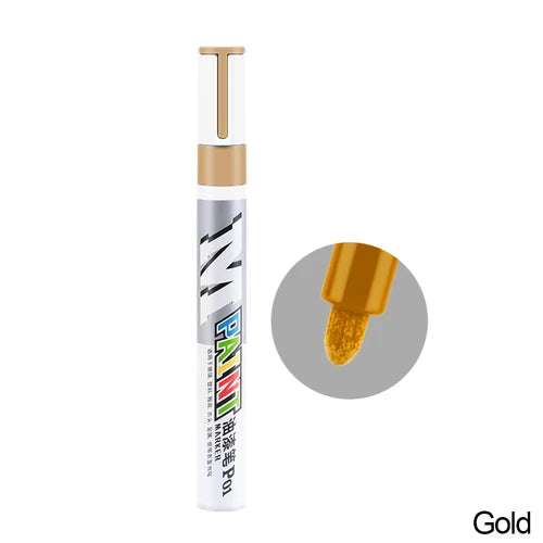 ✍️ White Tire Paint Marker Pen