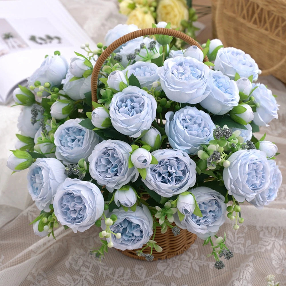 Artificial Rose & Peony Flowers