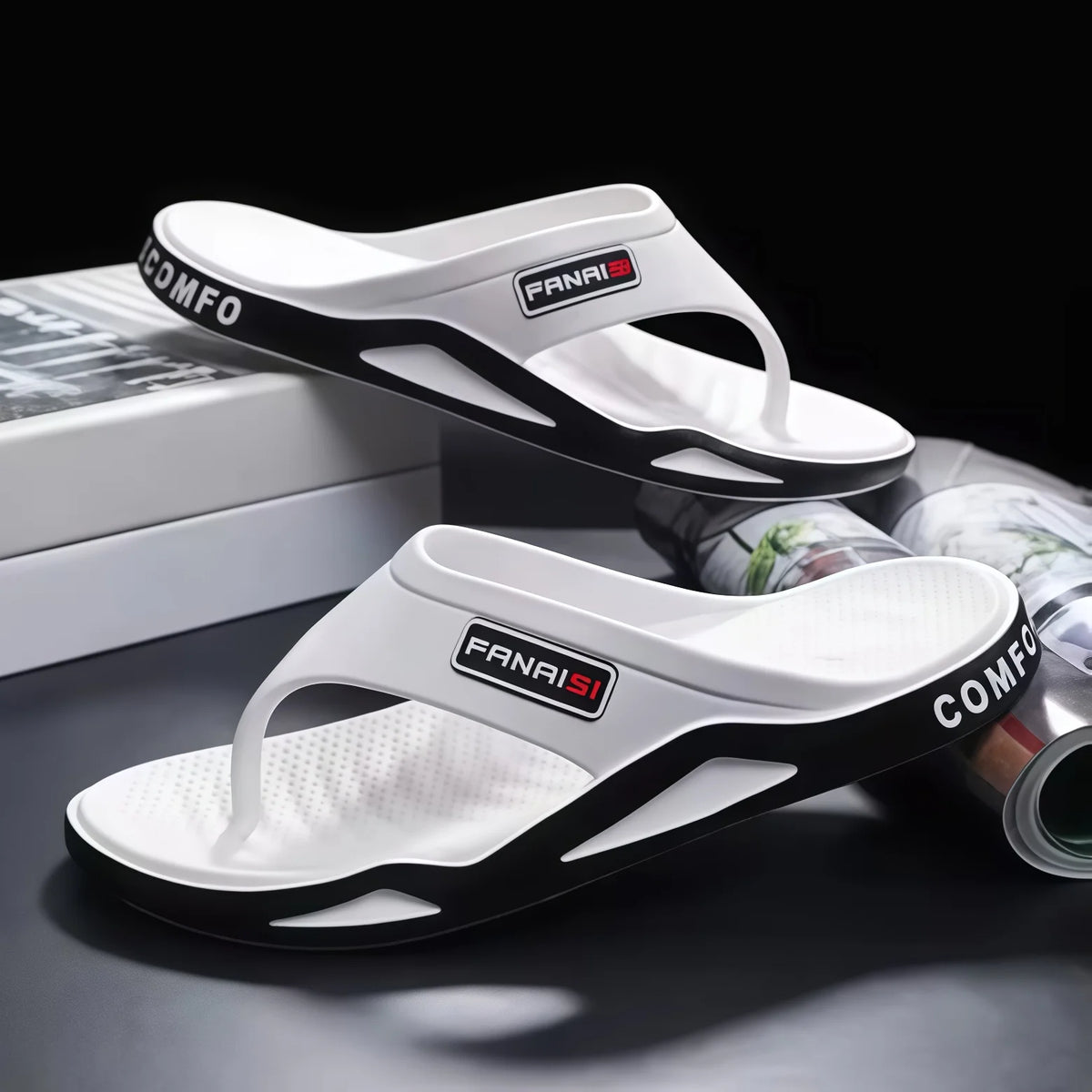 Men's Color-Block EVA Flip-Flops