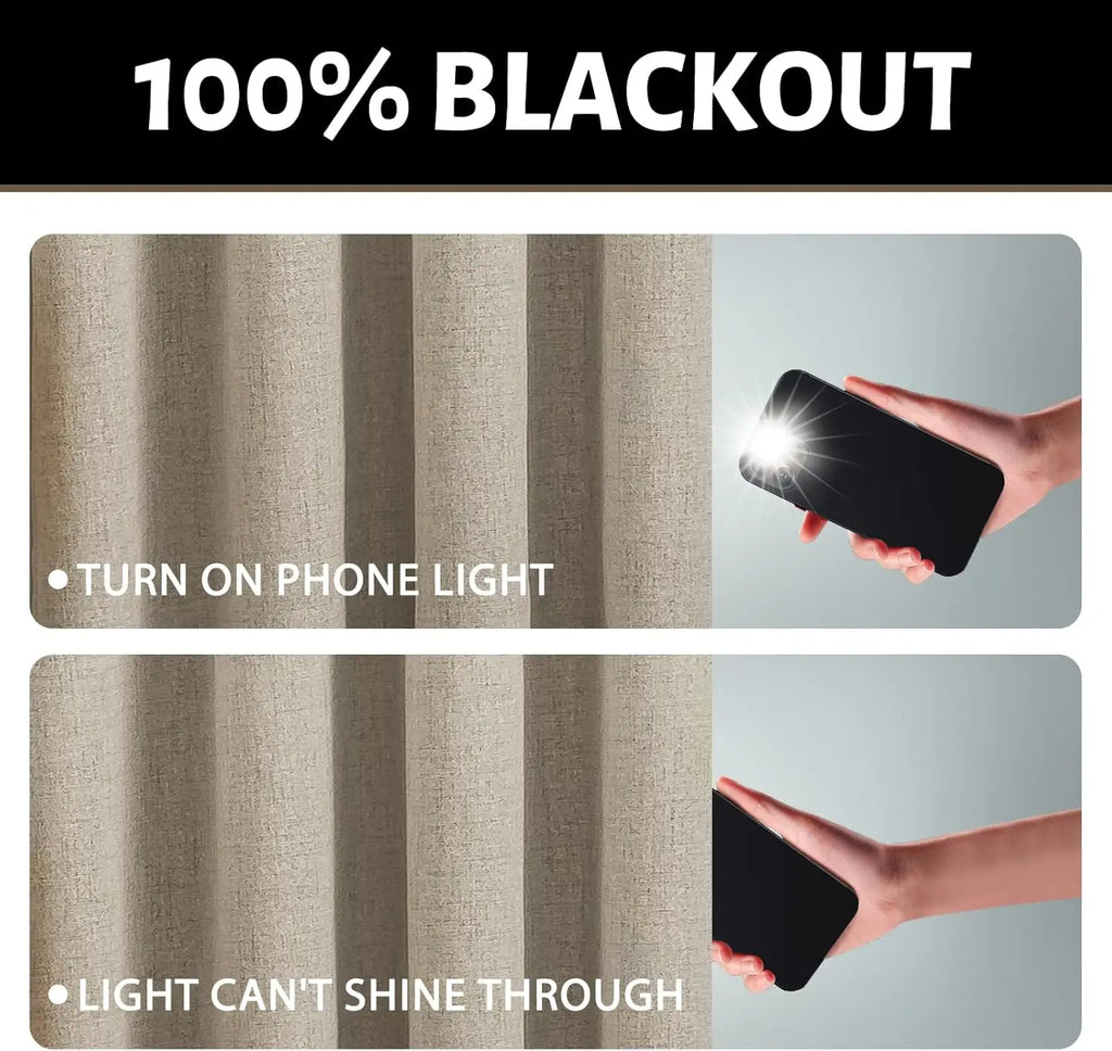 Blackout Curtains – Custom Height