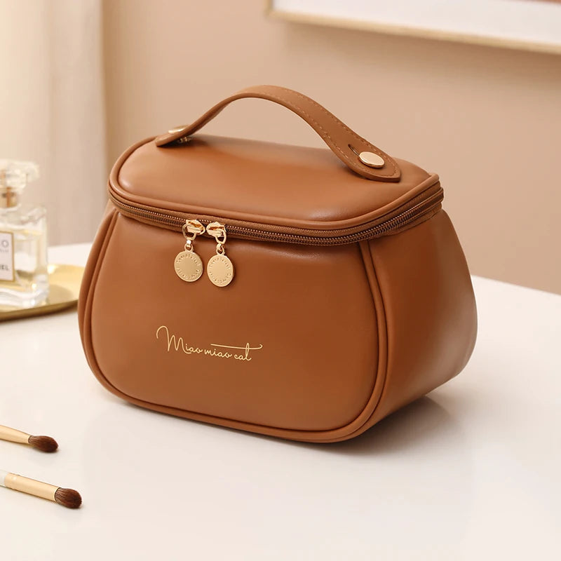 PU Leather Travel Cosmetic Bag