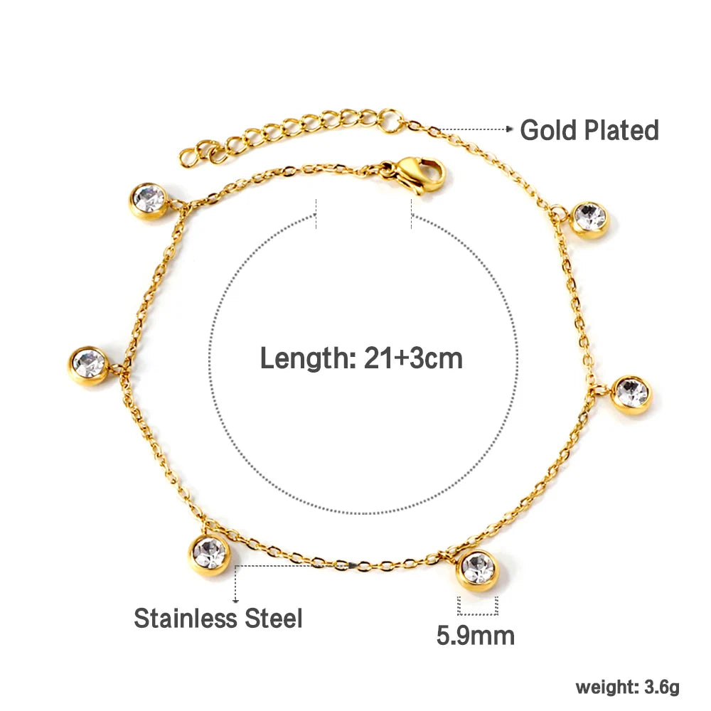 Turkish Evil Eye Beaded Anklet