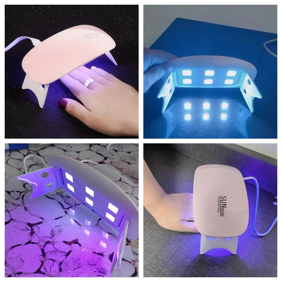 6W Mini UV LED Nail Dryer Lamp