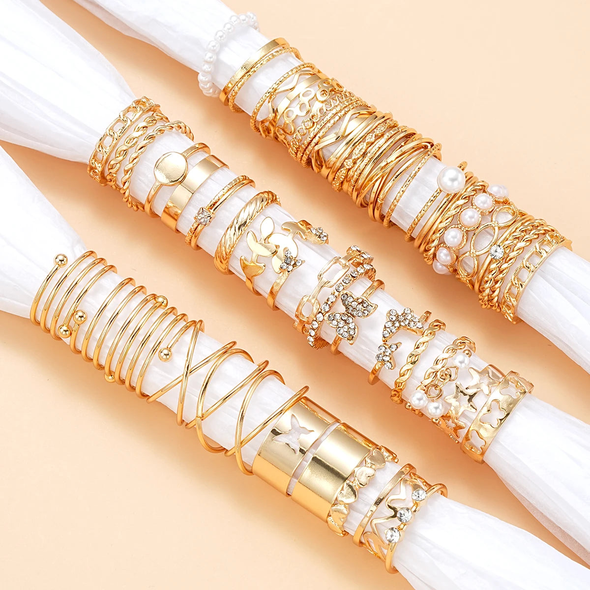 58-Piece Vintage Ring Set