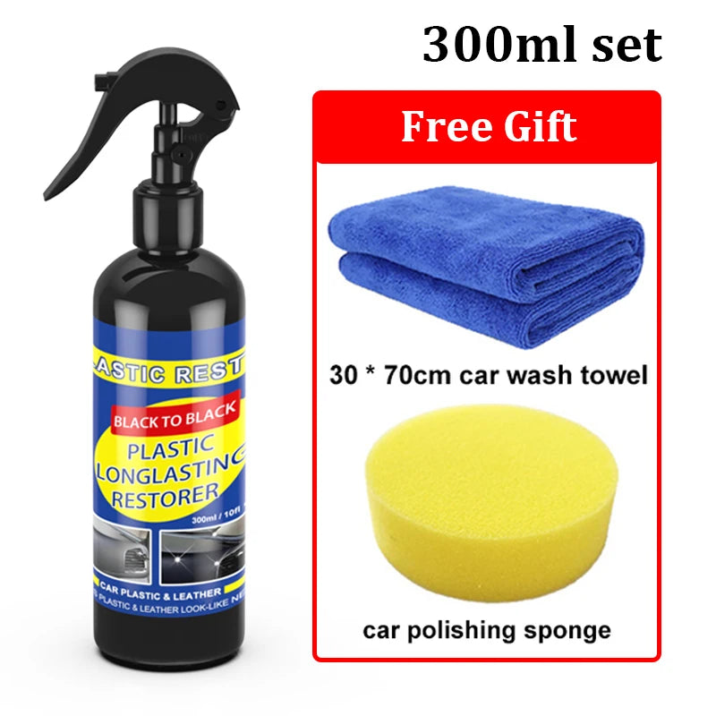 🚗 Car Plastic & Leather Restorer