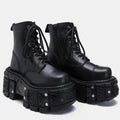 Men's Thick-Sole High-Top Boots