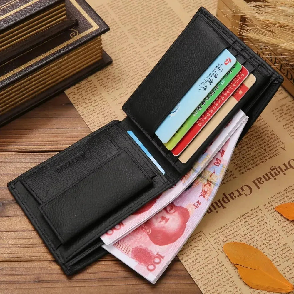 Genuine Cowhide Men's Wallet