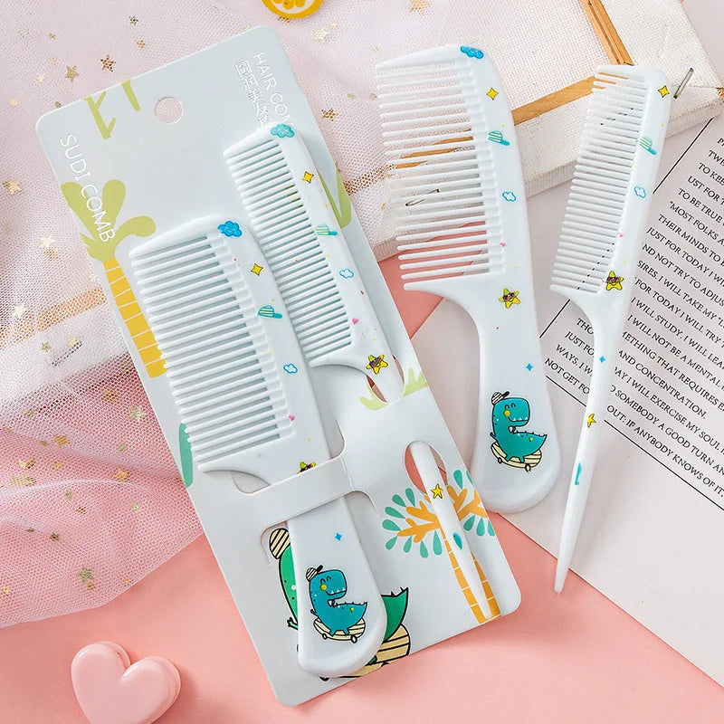 Kids Cartoon Hair Combs – 2 Pcs