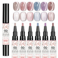 3-in-1 Gel Nail Polish – 6 Colors