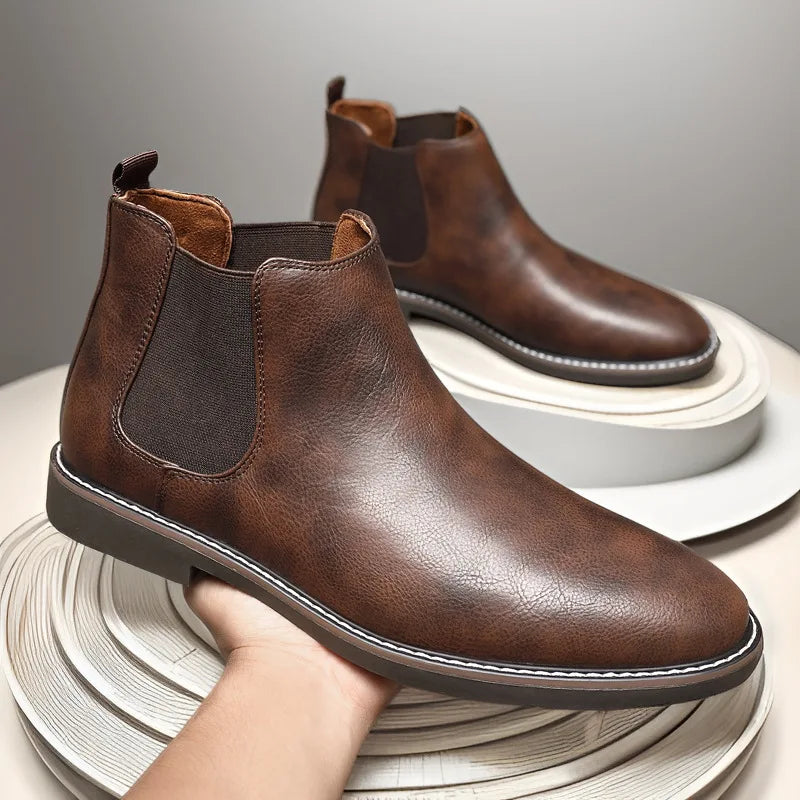 Men's Leather Chelsea Boots