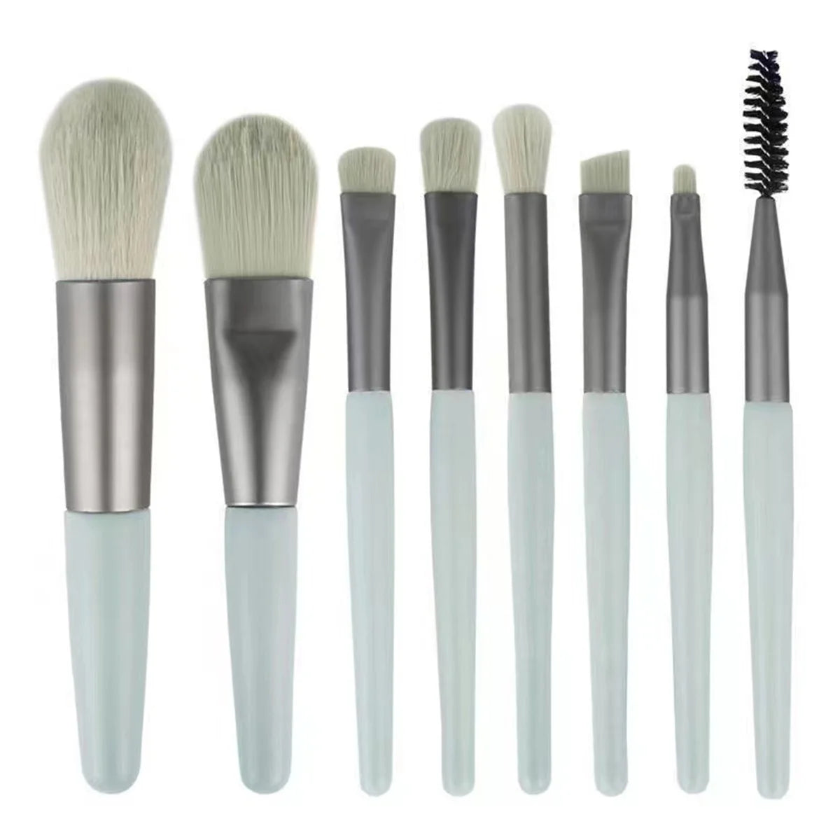8-Piece Soft Makeup Brush Set