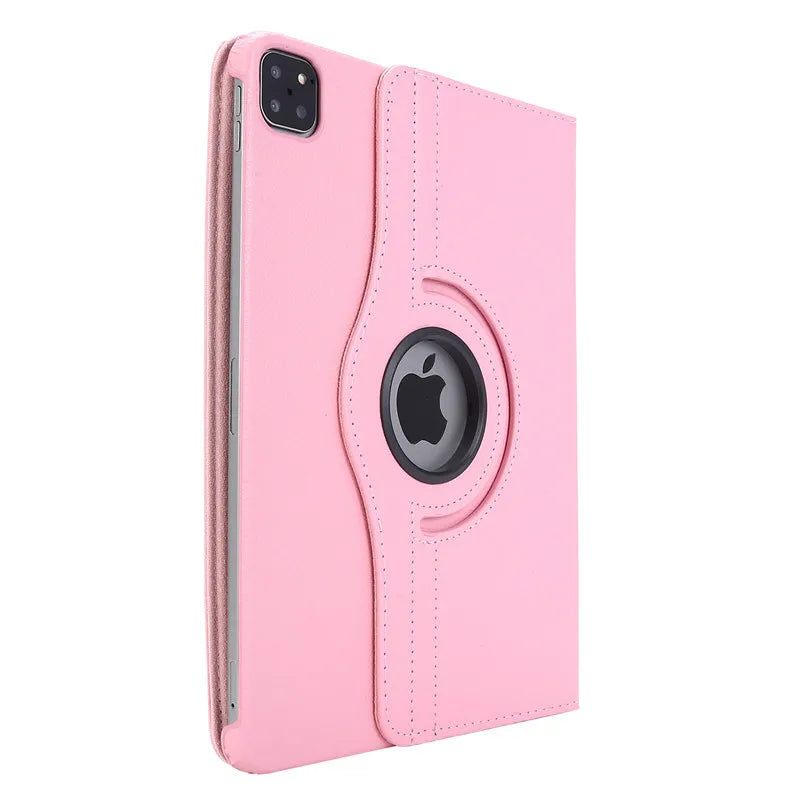 🔄 360° Leather Stand Case