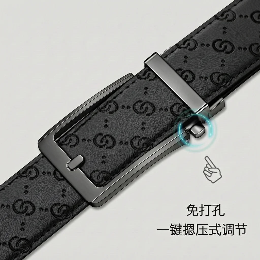 Men's Business Casual Leather Belt