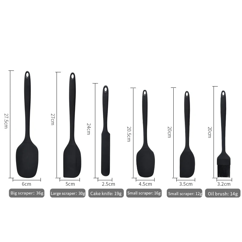 Silicone Baking Tool Set – 6 Pcs