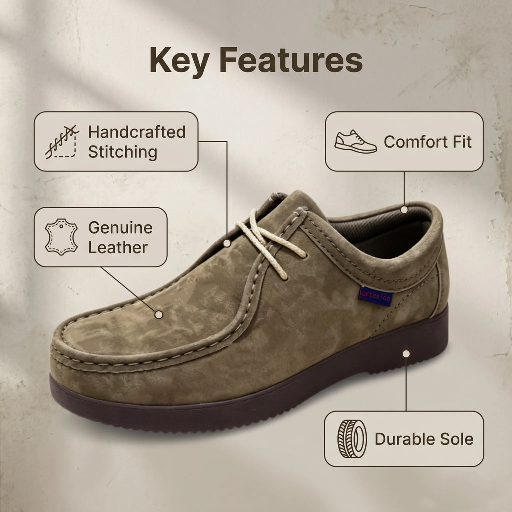 Men's Genuine Leather Casual Loafers