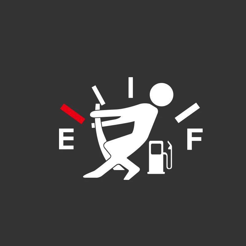 ⛽ Funny High Gas Consumption Sticker