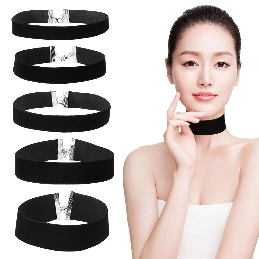 Gothic Velvet Ribbon Choker