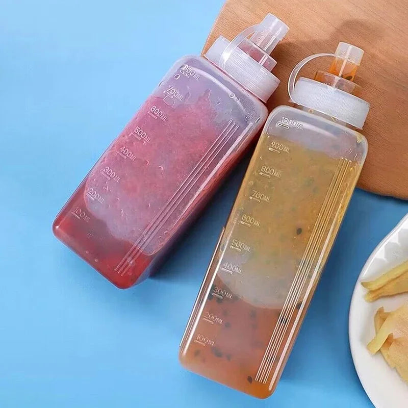 Wide-Mouth Squeeze Sauce Bottle