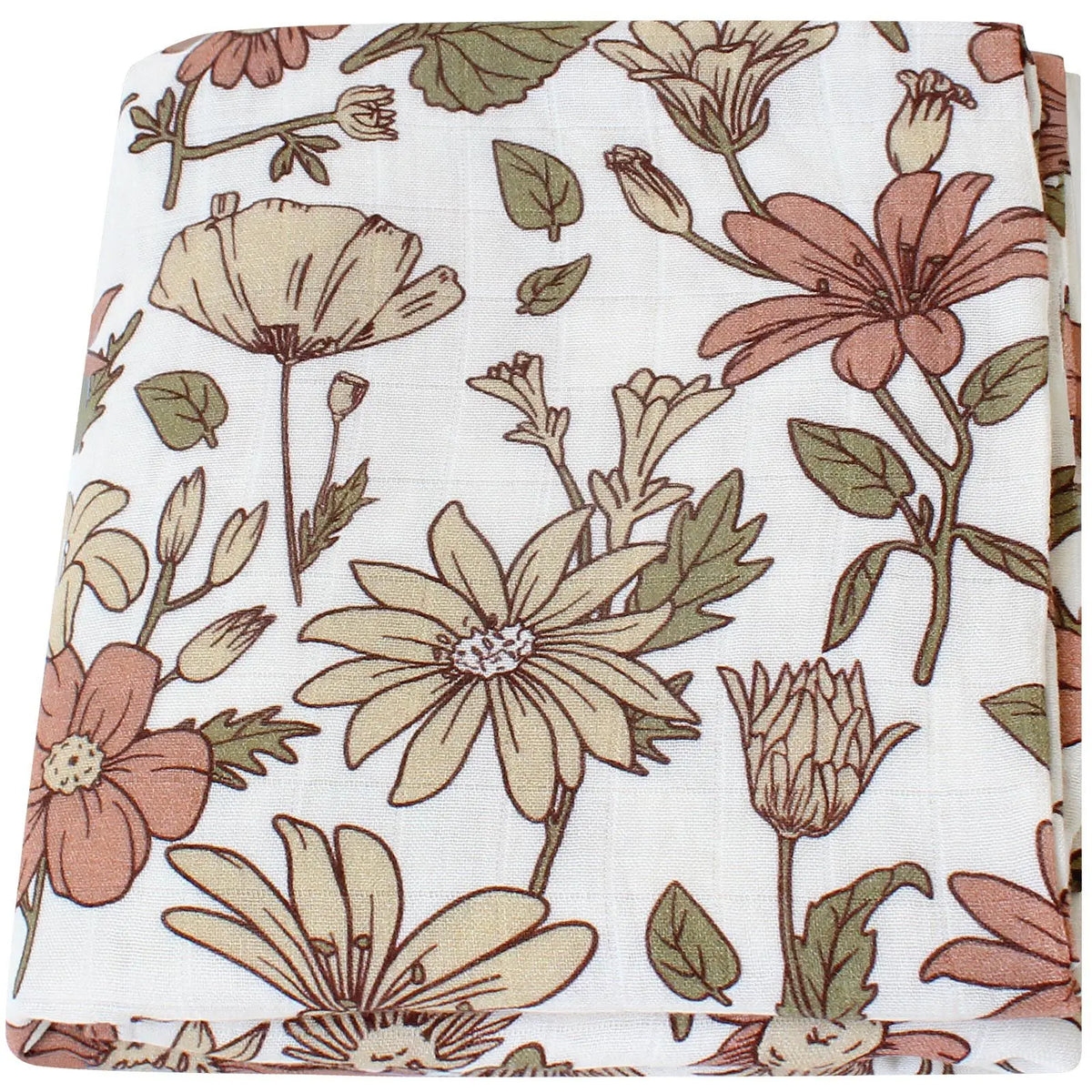 Bamboo Muslin Baby Swaddle Blanket 120cm