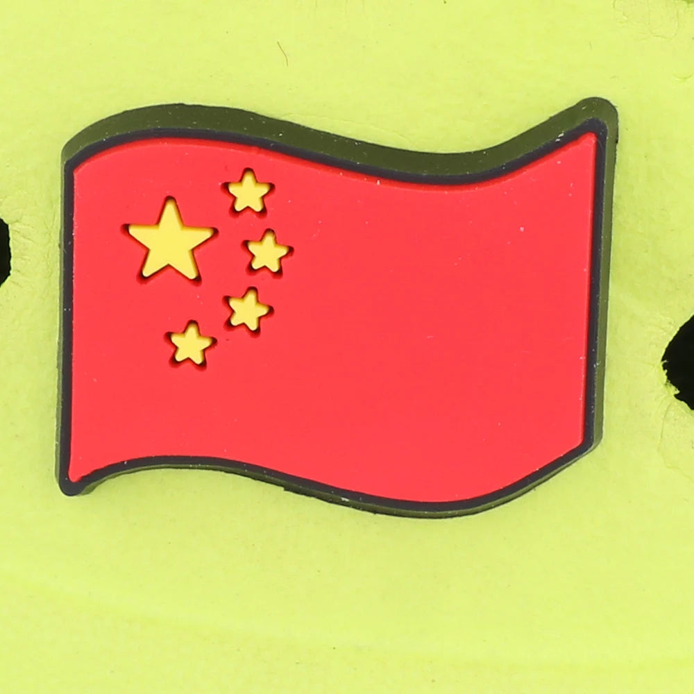 National Flag Shoe Charms