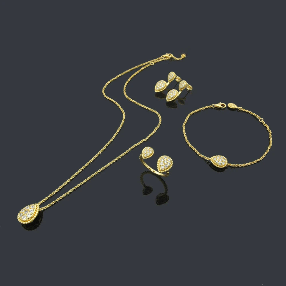 💧 Dewdrop Water Drop Jewelry Set
