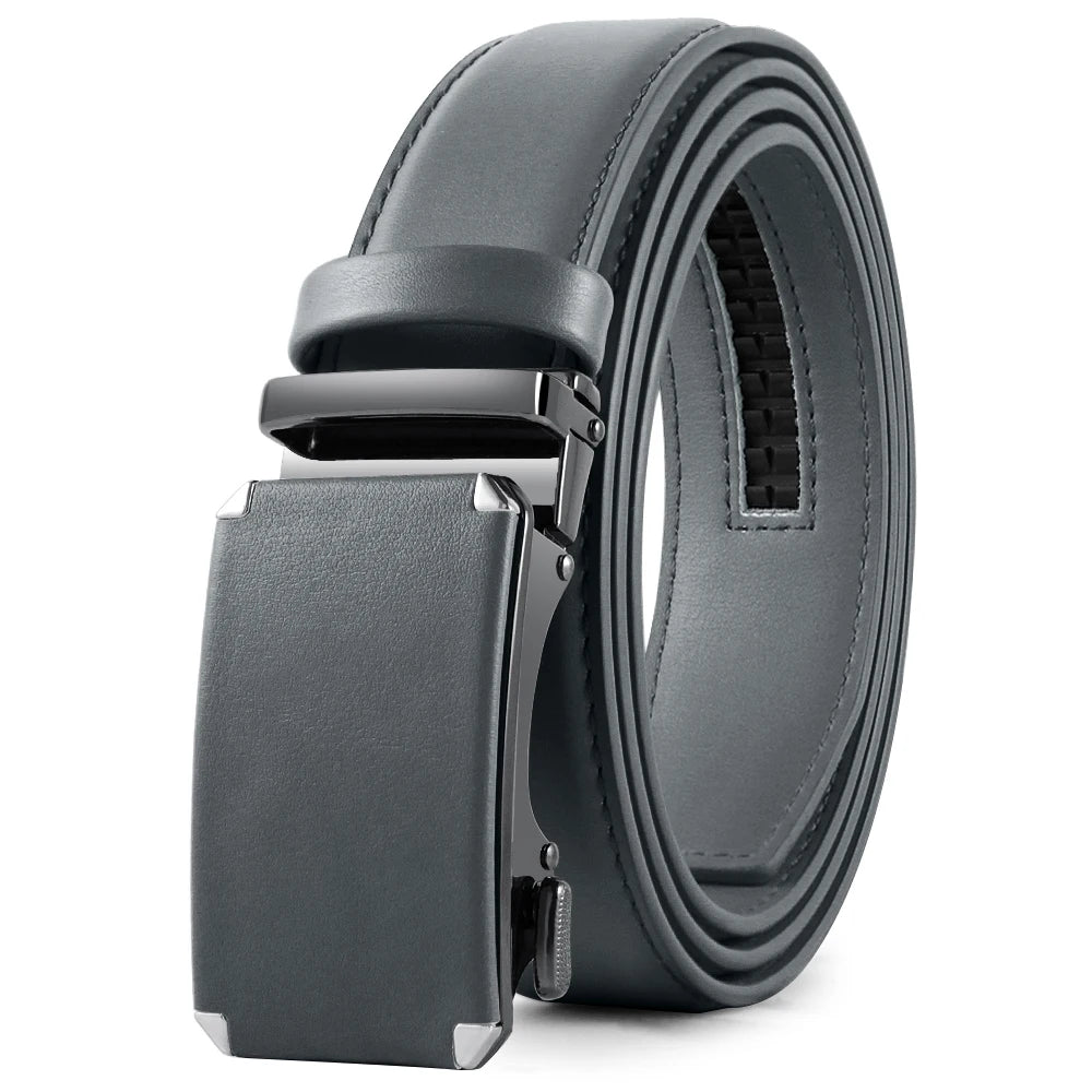 Men's Automatic Leather Ratchet Belt